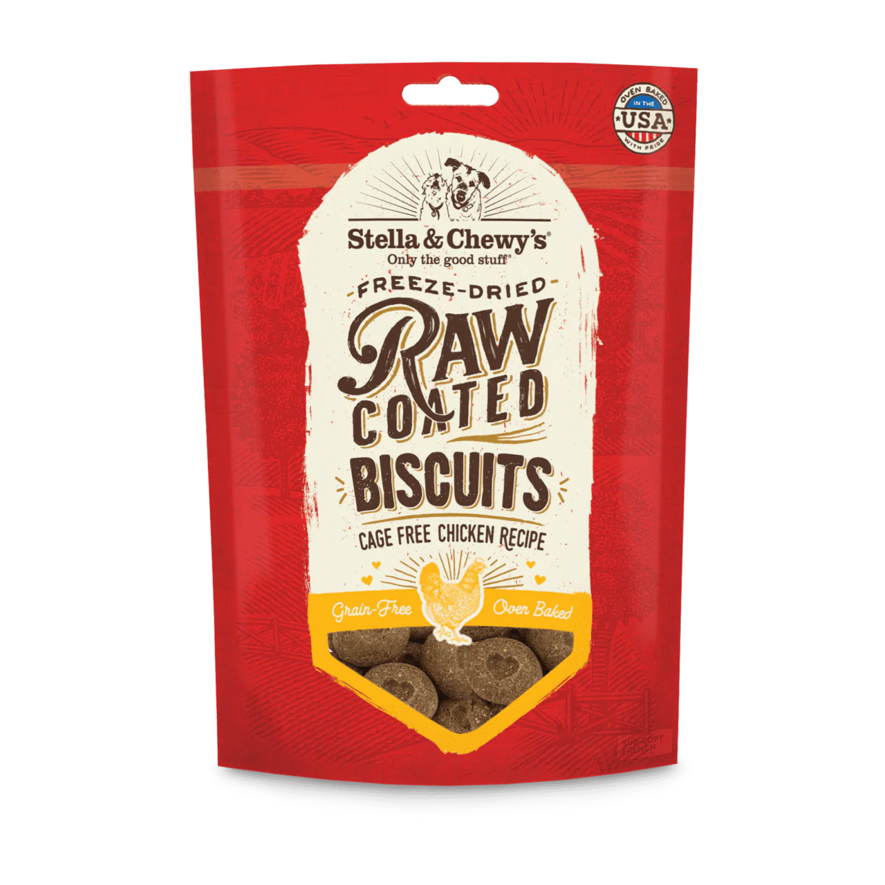 Cage-Free Chicken Raw Coated Biscuits for Dogs
