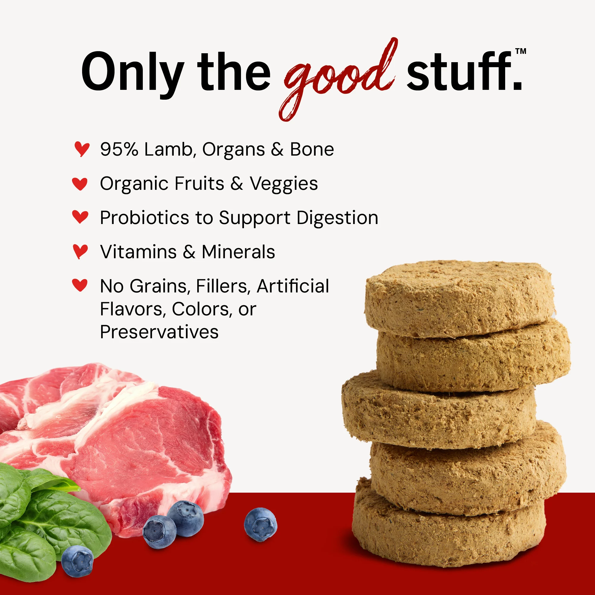 Dandy Lamb Freeze-Dried Raw Dinner Patties for Dogs - Image 5