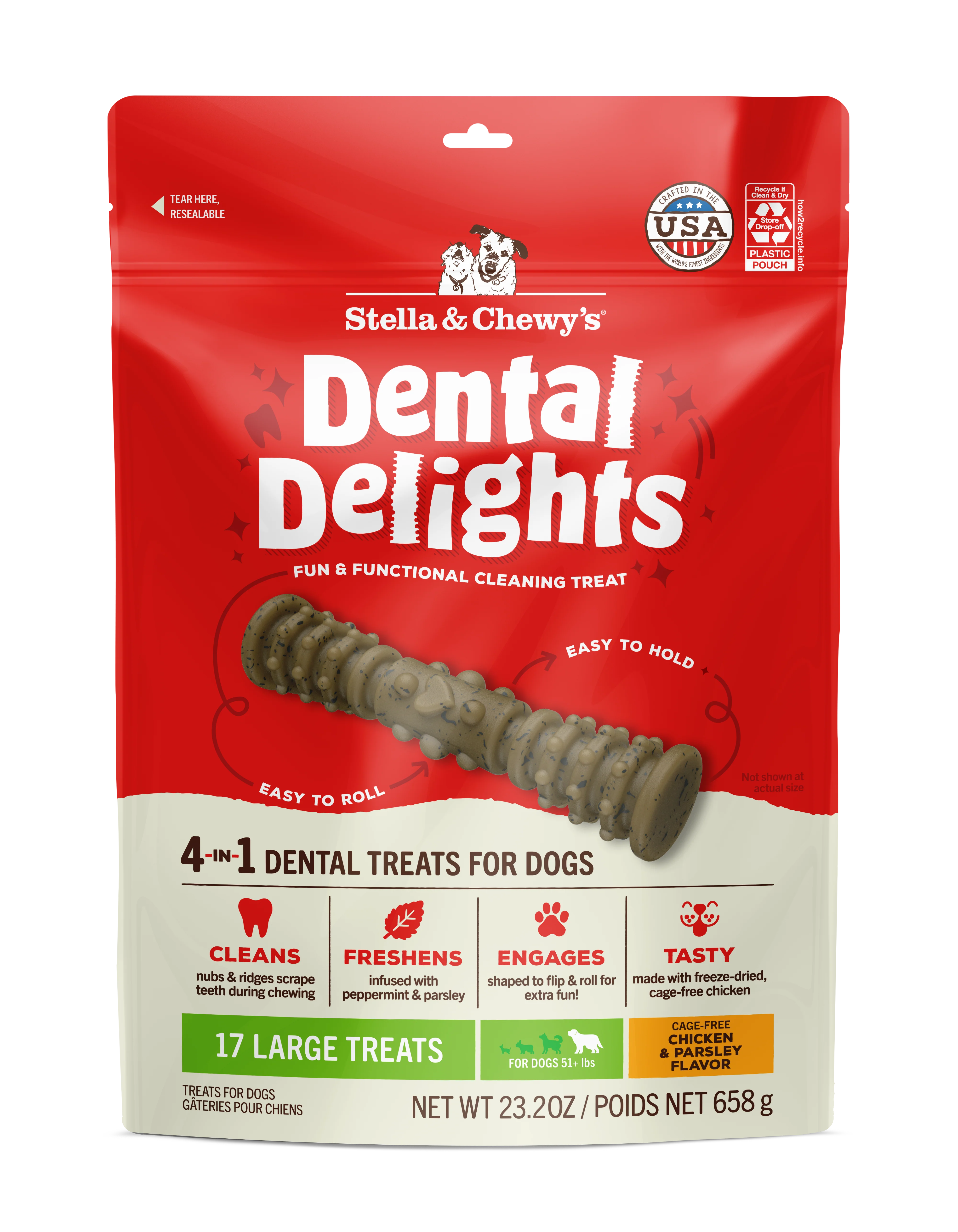 Dental Delights Large Dog Dental Treats