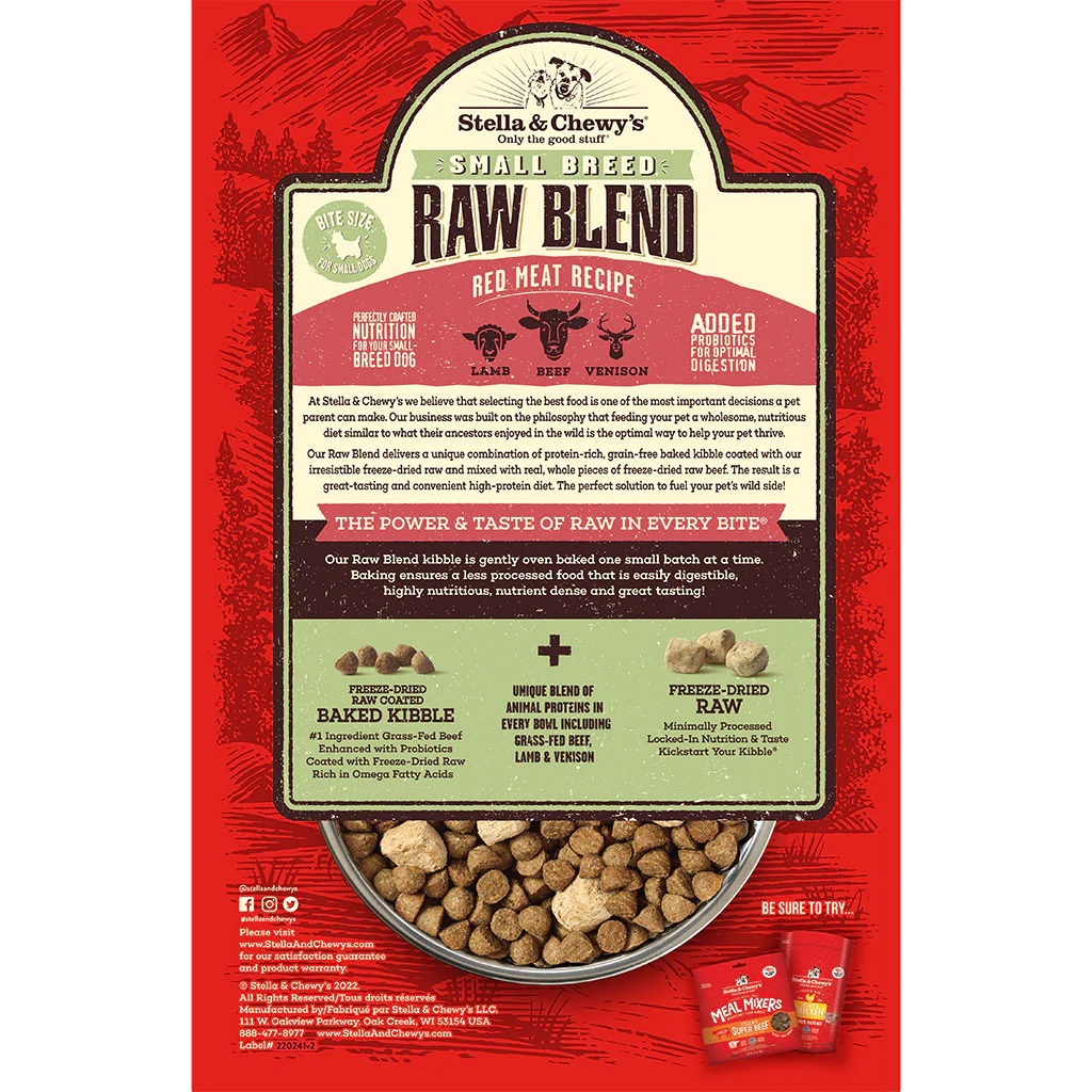 Red Meat Raw Blend Kibble for Small Breed Dogs - Image 2